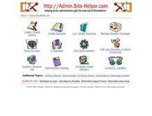 Tablet Screenshot of admin.site-helper.com